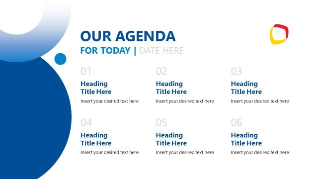 Our Agenda Presentation – Expansion Project Template