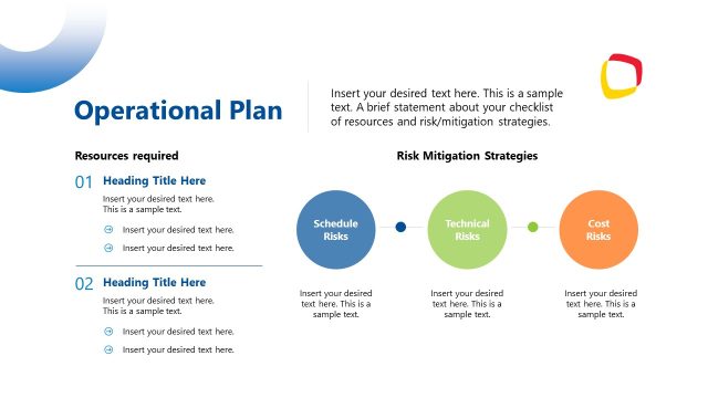 Operational Plan PPT Slide – Expansion Project Template