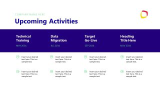 Steering Committee Slide with Placeholder Text 