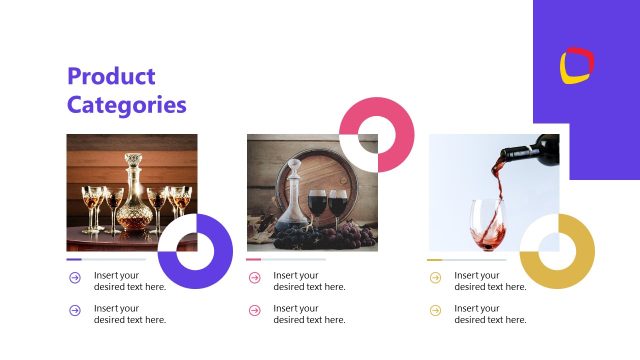 Product Categories Slide for PowerPoint
