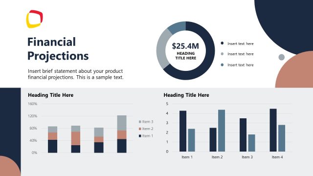 Financial Projections Presentation Slide – New Product Idea Template