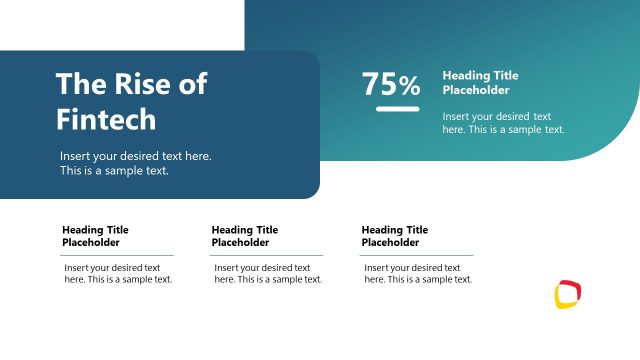 The Rise of Fintech PPT Slide Template