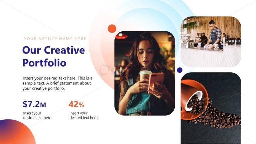Creative Agency Template Slide