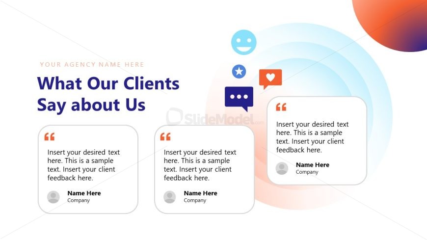 Client Reviews PowerPoint Slide