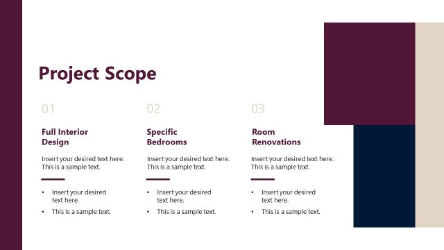 Project Scope Presentation – Interior Design Project Template
