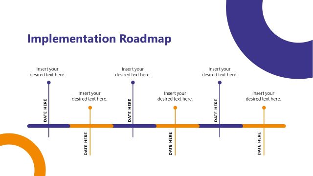 Implementation Roadmap Timeline Slide