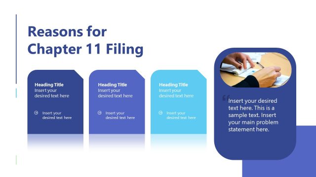 Reasons for Chapter 11 Filing – Chapter 11 Bankruptcy Template