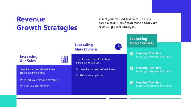 Revenue Growth Strategies PPT Slide with Infographics