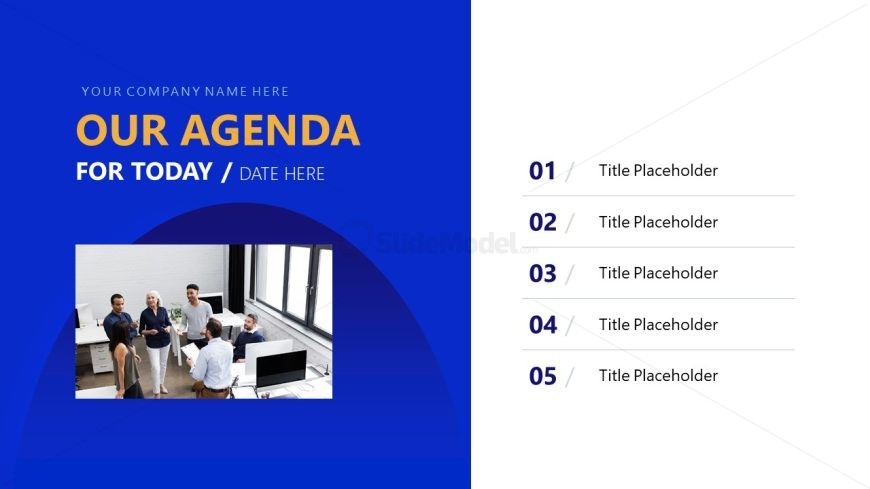 Investor Report Template Slide