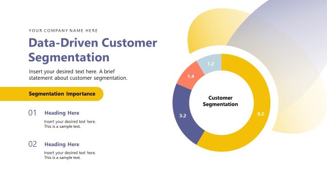 Data Driven Customer Segmentation PowerPoint Slide