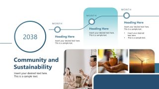 Company Timeline Slide PPT Template 