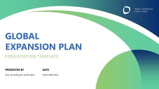 Customizable Global Expansion Plan PPT Template