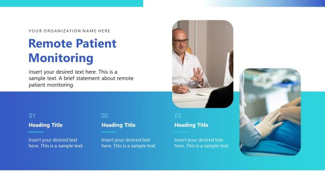 Remote Patient Monitoring Slide – Remote Healthcare Solutions PPT Template