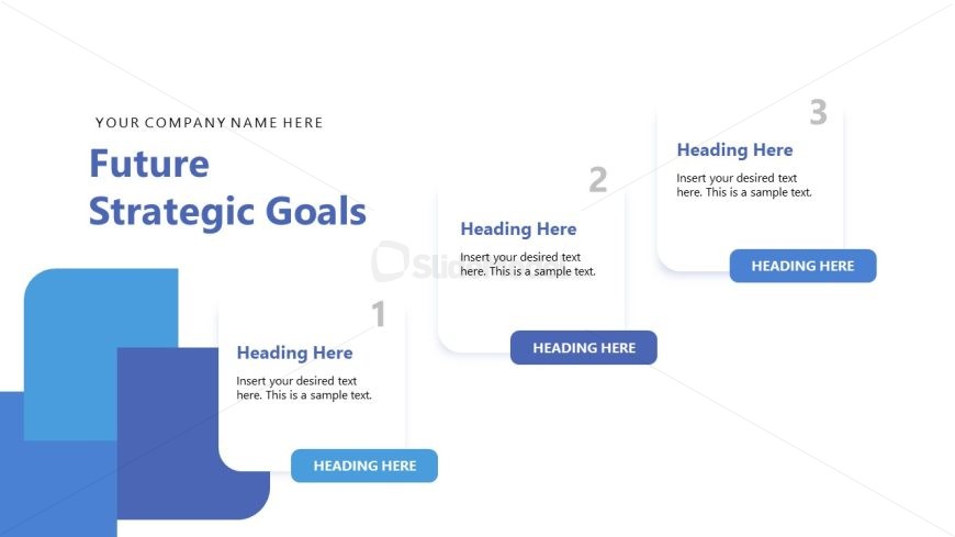 Future Goals PPT Template Slide - Annual Report Template