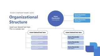 Org Chart Structure Slide - Annual Report Template