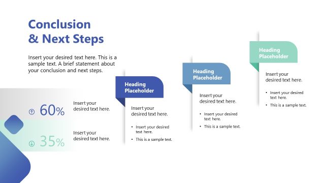 Conclusion & Next Steps Slide – SEO Status Report Template