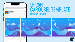 5-Slide LinkedIn Carousel Presentation Template