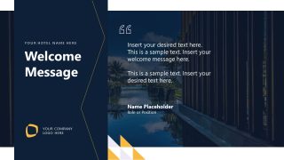 Hotel Company Overview Template for PowerPoint 