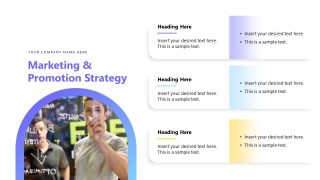 Three Placeholder Heading Boxes - Event Planning Slide 