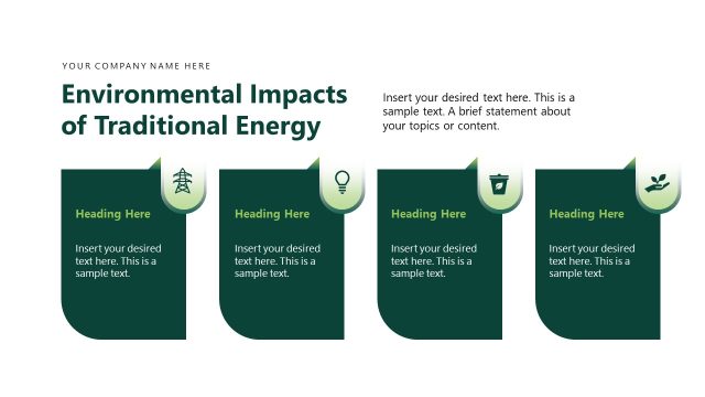 Environmental Impacts of Traditional Energy Slide with Blocks