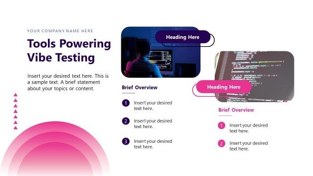 Tools Powering Vibe Testing PPT Template