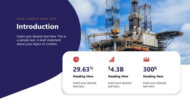 Introduction Slide – Oil & Gas Industry Template