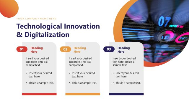 Technological Innovation Discussion Columns – Oil & Gas Industry Template