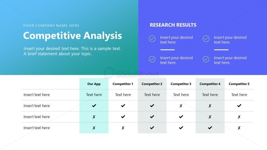 UX Design Case Study Discussion Slide Template