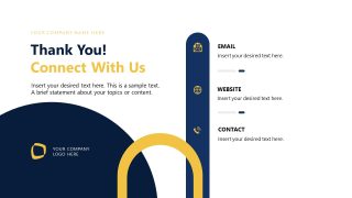 Connect With Us - Succession Planning PPT Template 