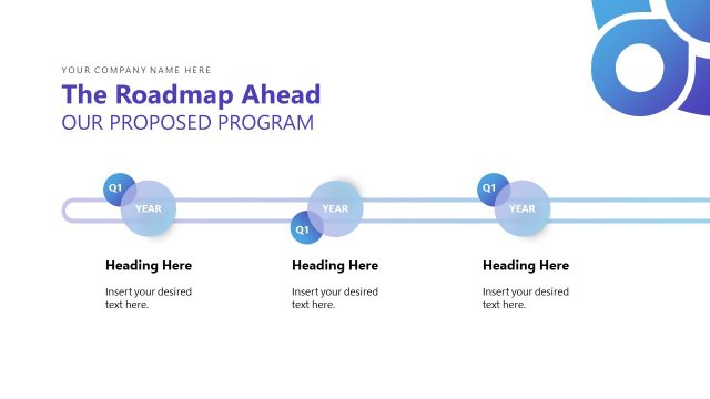 Roadmap Diagram – Data Governance & Compliance PPT Slide
