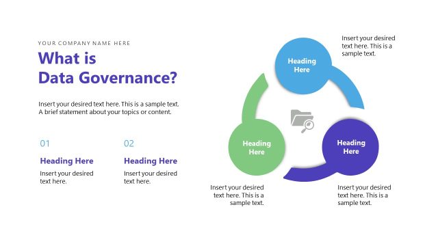 What is Data Governance PPT Slide Template