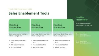 Sales Playbook PPT Slide Template 