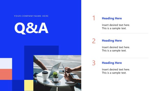 Customizable Q&A Side for Project Update