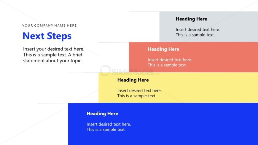 Next Steps Slide for Project Update Discussion