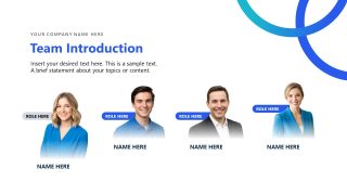 Canva Slide for Business Team Overview 