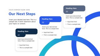 Canva Presentation Slide for Next Steps 