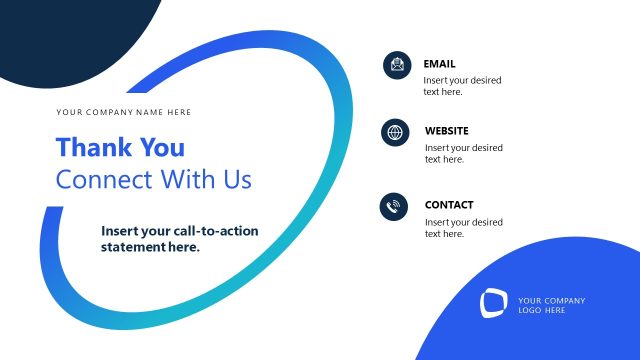 Thank You Slide – Canva Business PPT Template