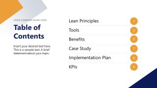 Customizable Lean Construction PPT Template