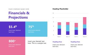 Finances Presentation Slide with PPT Editable Graphs