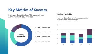 Donut & Column Charts for Leadership Template