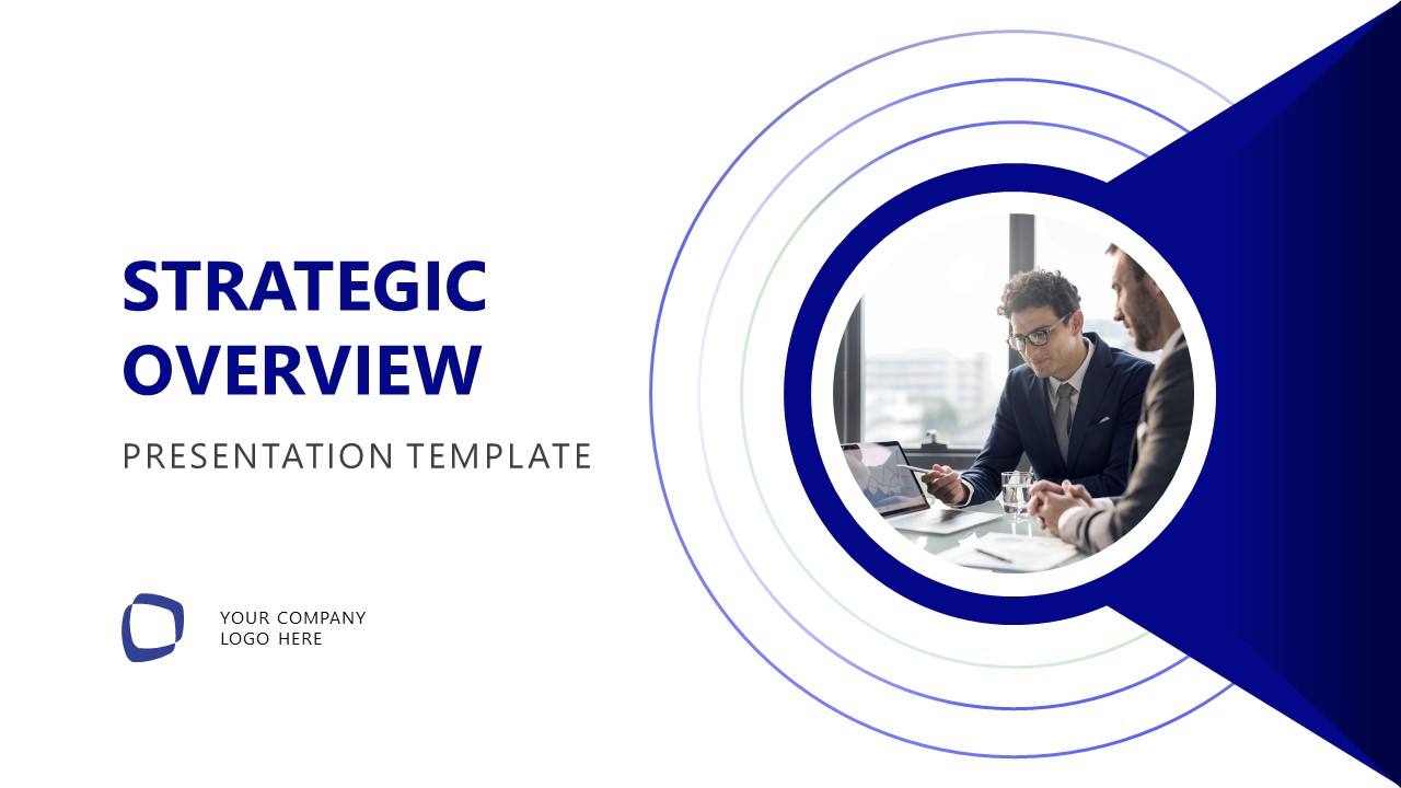 PPT Slide Template for Strategic Overview Presentation