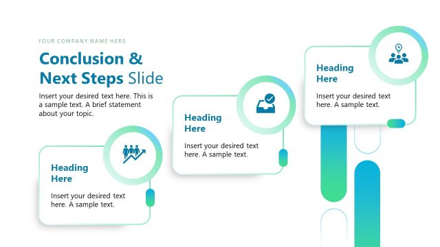 Conclusion & Next Steps Slide for Market Positioning Template