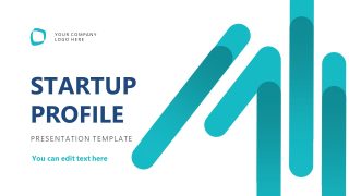 Editable Startup Profile PPT Template