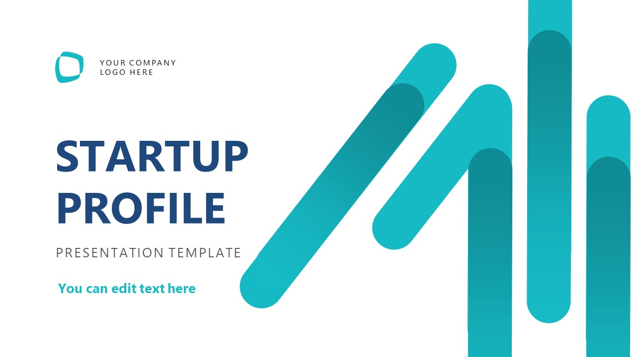Editable Startup Profile PPT Template