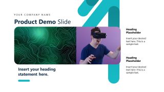 Startup Profile Template Slide 