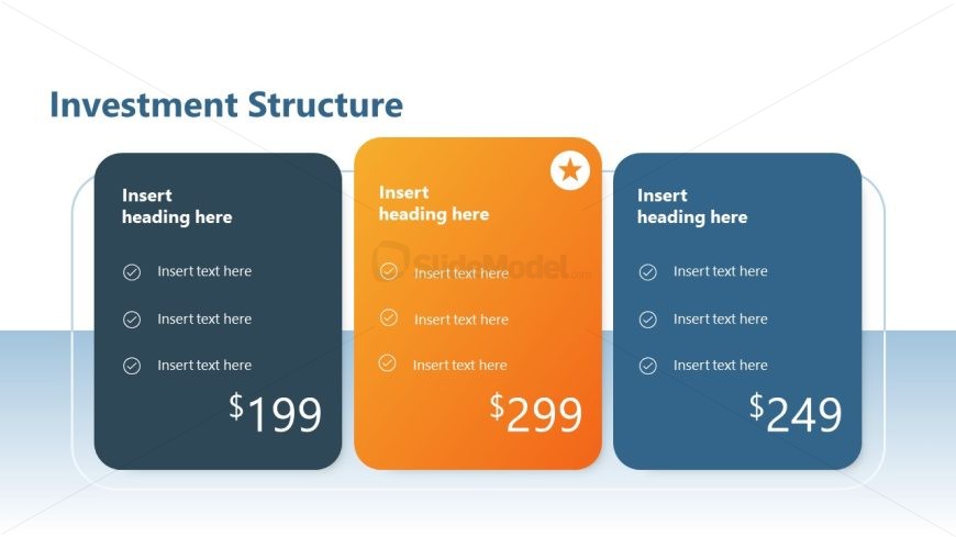 Three Tiers for Investment - Social Media Marketing Agency Deck