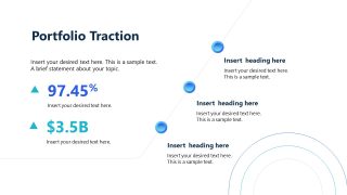 Investor PPT Template for Portfolio Traction  