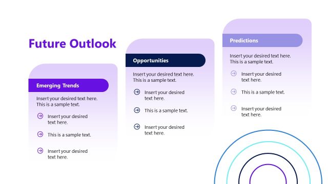 Future Outlook Slide – Human vs Machine Collaboration Template