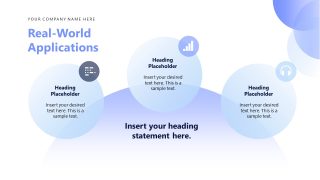 Three Circles with Icons - Agentic AI Applications 