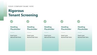 Property Management Slide with Tick Marks 
